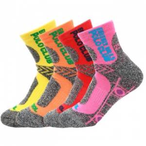 폴로클럽 기능성 중목 등산 양말 (여)