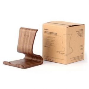 AT 커브 원목 휴대폰 거치대 CAH438