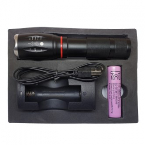 CREE 줌인 C O B 충전 후레쉬 세트