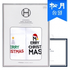 [송월타올] 메리 2매 타올 선물세트+쇼핑백 s