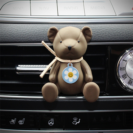 가죽곰 엠블럼 차량용 석고 방향제 #2