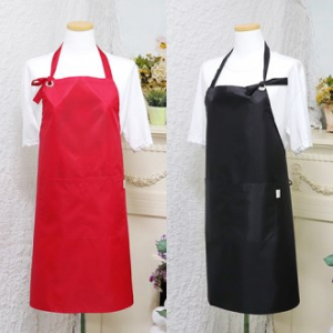 카페 바리스타 업소용 서빙 목끈형 방수 앞치마 (대) [국내 제작]