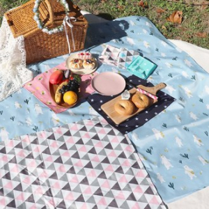 핸드메이드 방수 코팅 캠핑 피크닉 매트 돗자리 (중)  // 국내제작