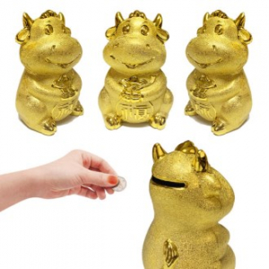 2021년 신축년 황금소 저금통 (소)