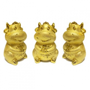 2021년 신축년 황금소 저금통 (대)