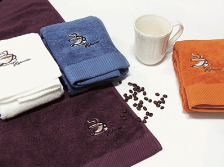 발렌티노 크리스티 프리미엄 코마 사 40수 커피 타올 #2