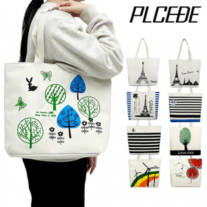 플씨드 화이트 에코백 9종류 1P