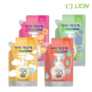 라이온 아이깨끗해 거품형 (리필) 레몬200ml / 청포드200ml / 모이스처200ml / 순200ml