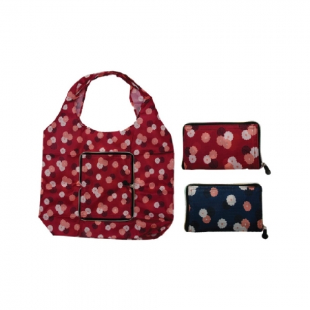 지갑식 장바구니 지퍼식 휴대용 시장가방 에코백 #2