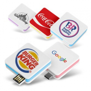 ALIO 스핀 스퀘어 USB OTG 메모리 8G