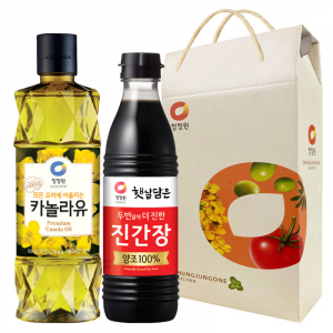 청정원 카놀라유, 진간장 선물세트