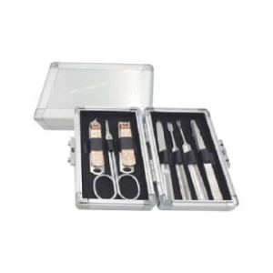 알루미늄 미용 네일세트 7종 금색 손톱깍이