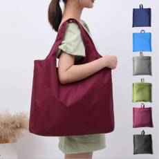 무지 포켓형 장바구니 빅사이즈 컬러 시장가방 에코백 53*38cm