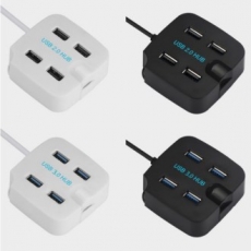아트텍 USB 3.0 4포트 핸드폰 풍성 거치대 겸용 허브 CA208