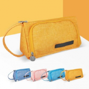 에코라이프 파스텔 캔버스 문구용품 다용도 최강의 파우치 CA241