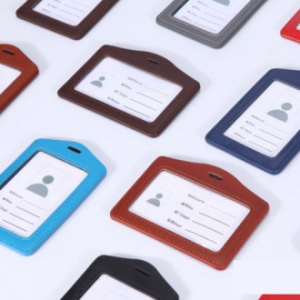 모던오피스 투명창 목걸이 풍성 카드지갑 DE024