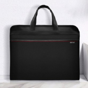 모던오피스 비즈니스 블랙 손잡이 풍성 서류가방 CA398