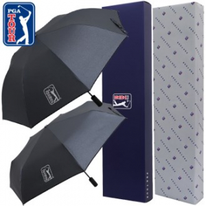 PGA 2단 자동 / 3단 완전자동 블랙 메탈 우산 세트
