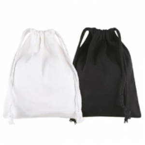 캔버스 스트링 파우치, 복주머니형 캔버스 줄 파우치