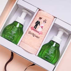 파스텔 세면타올 150g 1개 + 네이쳐러브메레 핸드워시2개 세트