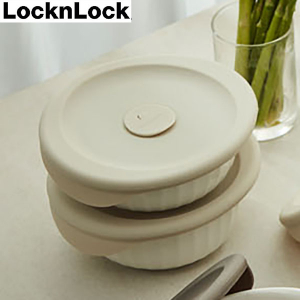 락앤락 303S2 바로한끼 도자기 밥용기 450ml 2개 세트