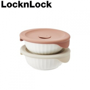 락앤락 302S2 바로한끼 도자기 밥용기 355ml 2개 세트