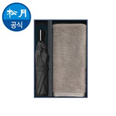 송월 타올 우산세트 24 (3단 컬러무지 우산1 + 뉴컬러 무지40 타올1)