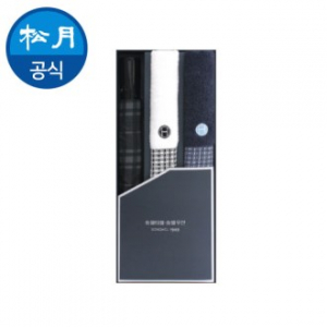 송월 타올우산세트 11 (2단 모던체크 우산1 + 호텔컬렉션 톤40 타올2)