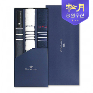 송월 CM 2단 폰지 바이어스 우산 + CM 포라인40 타올 콤보 세트