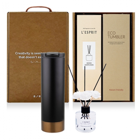 레스쁘리 고급 디퓨저 세트 R (디퓨저 120ml + 벅스로얄 텀블러 500ml) #2