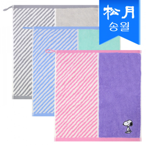 송월 스누피 스플릿 36 고리수건, 핸드타올 s