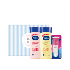 바세린 핸드 로션 3종 (핸드크림 120ml +드라이 스킨 120ml + 립밤 10g)