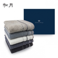 [송월타올] 카운테스마라 마블 세면타올 3매입 세트