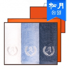 [송월타올]향균 에이스 타올 180g 3매 선물세트(쇼핑백) s