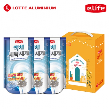 롯데 e-Life 세탁세제 리필3P #2