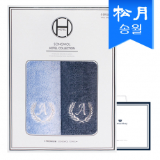 [송월타올]향균 에이스 타올 180G 2매 선물세트(쇼핑백) s