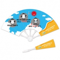 패션9쪽부채 (대/250mm)-꽃자루