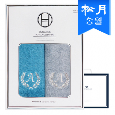 [송월타올] 항균 에이스 타올 170G 2매 선물세트 (쇼핑백) s #2