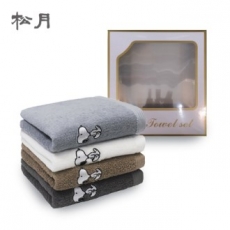 [송월타올] 스누피 리버 세면타올 3매입 세트 (150g)