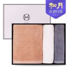 송월 40수 바스타올 + 세면타올 3P 선물세트