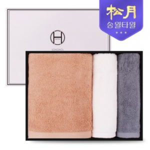 송월 40수 바스타올 + 세면타올 3P 선물세트