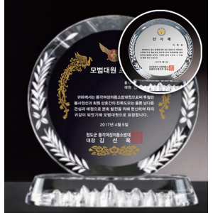 크리스탈감사패 회사공로패 [CR002] WSGD