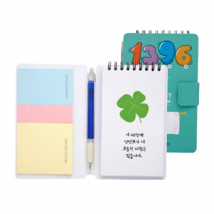 만능 스프링 수첩 (대) 3색형