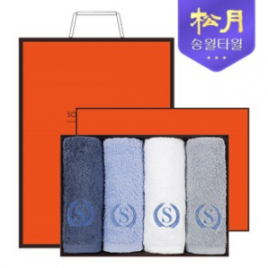 [송월타올]향균 슈퍼 클래스 A80 180g 4P 타올세트