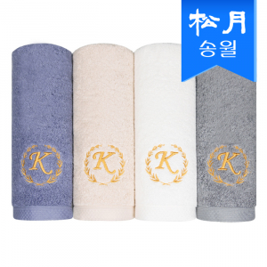 [송월타올] 카이저 40수 코마사 타올 160g 3매 선물세트 (쇼핑백) s