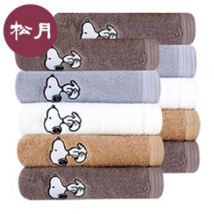 [송월타올] 스누피 미유 베이직 30수 타올 150g