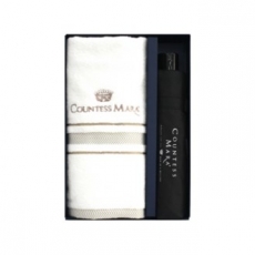 송월 우산 수건 콤보세트 CM 3단 폰지 1개