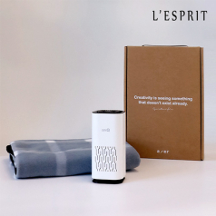 레스쁘리 고급 세트 VVV (차량용 미니 공기 청정기 + 무릎담요)