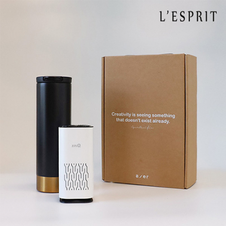 레스쁘리 고급 세트 GGGG (차량용 미니 공기 청정기 + 벅스로얄 텀블러 500ml) #2