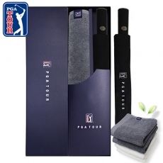PGA 2단 자동 리플렉티브 우산 + 260g 코마사 타올세트